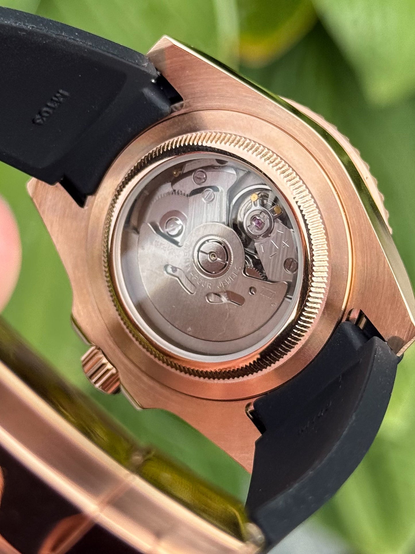 Rosegold Yacht-Master ’Rubber’ Mod