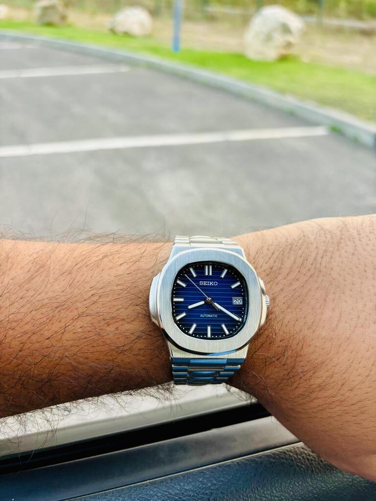 "Blue Dial" Nautilus Mod