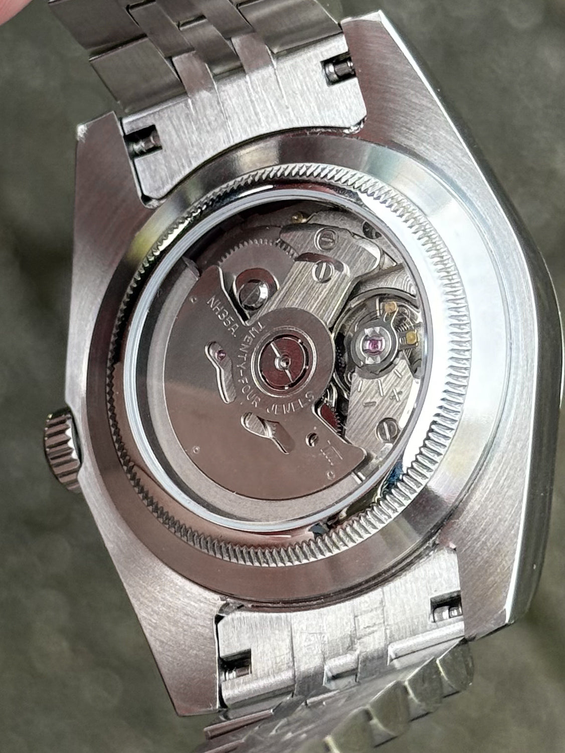 ’Rhodium Diamond’ Datejust Mod