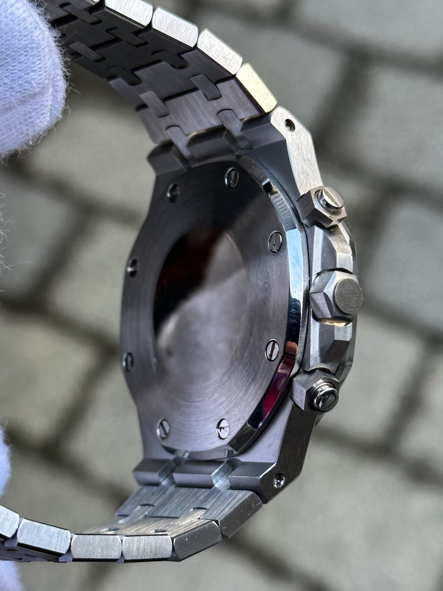 ’Emerald’ Royal Oak Chronograph Mod