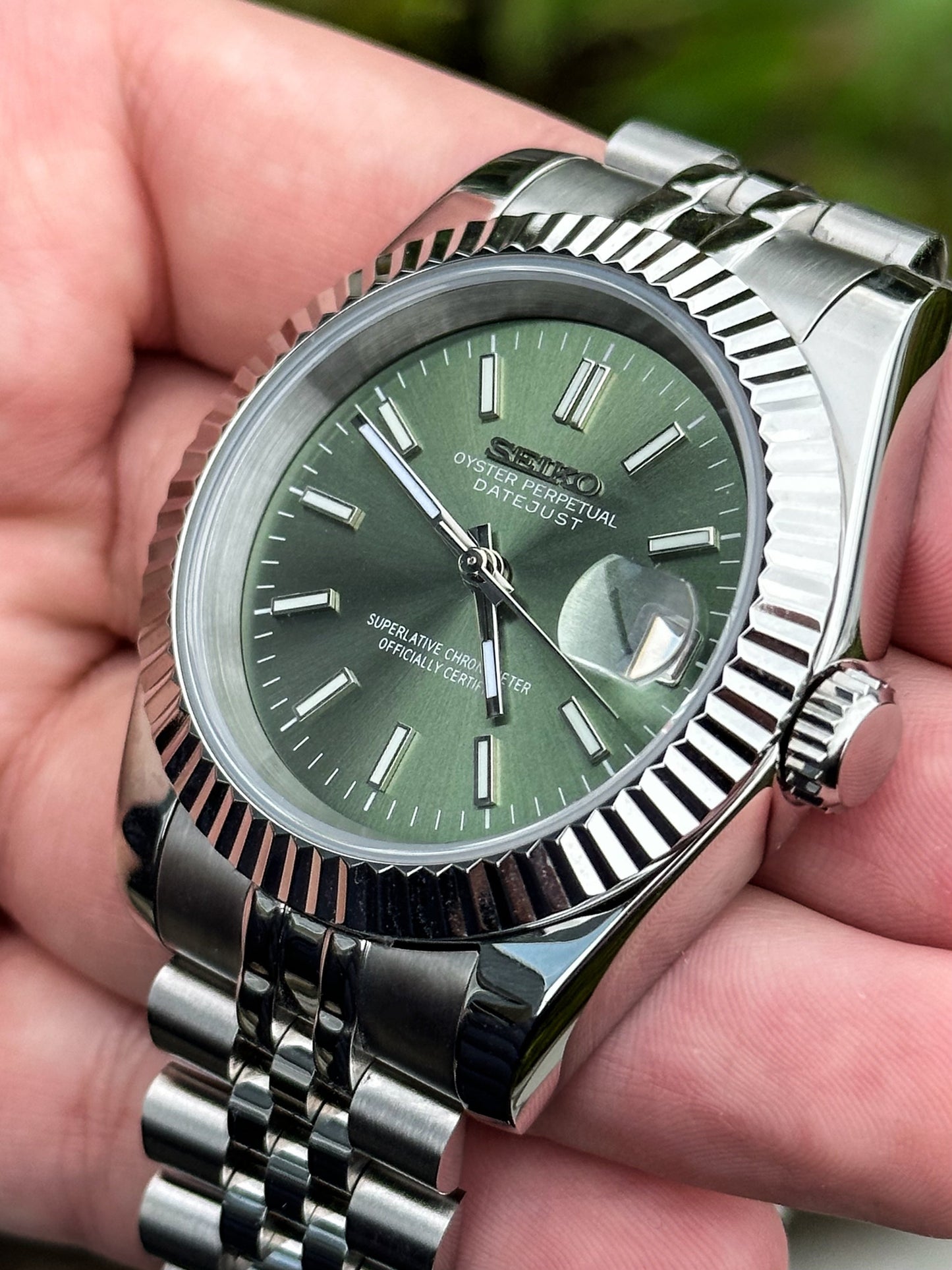 ’Olive Dial’ Datejust Mod