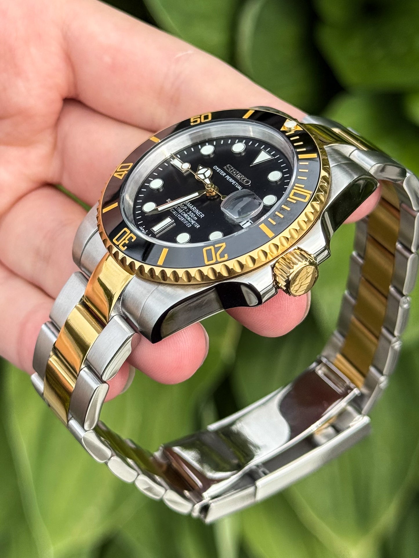 "Black & Gold" Two Tone Submariner Mod