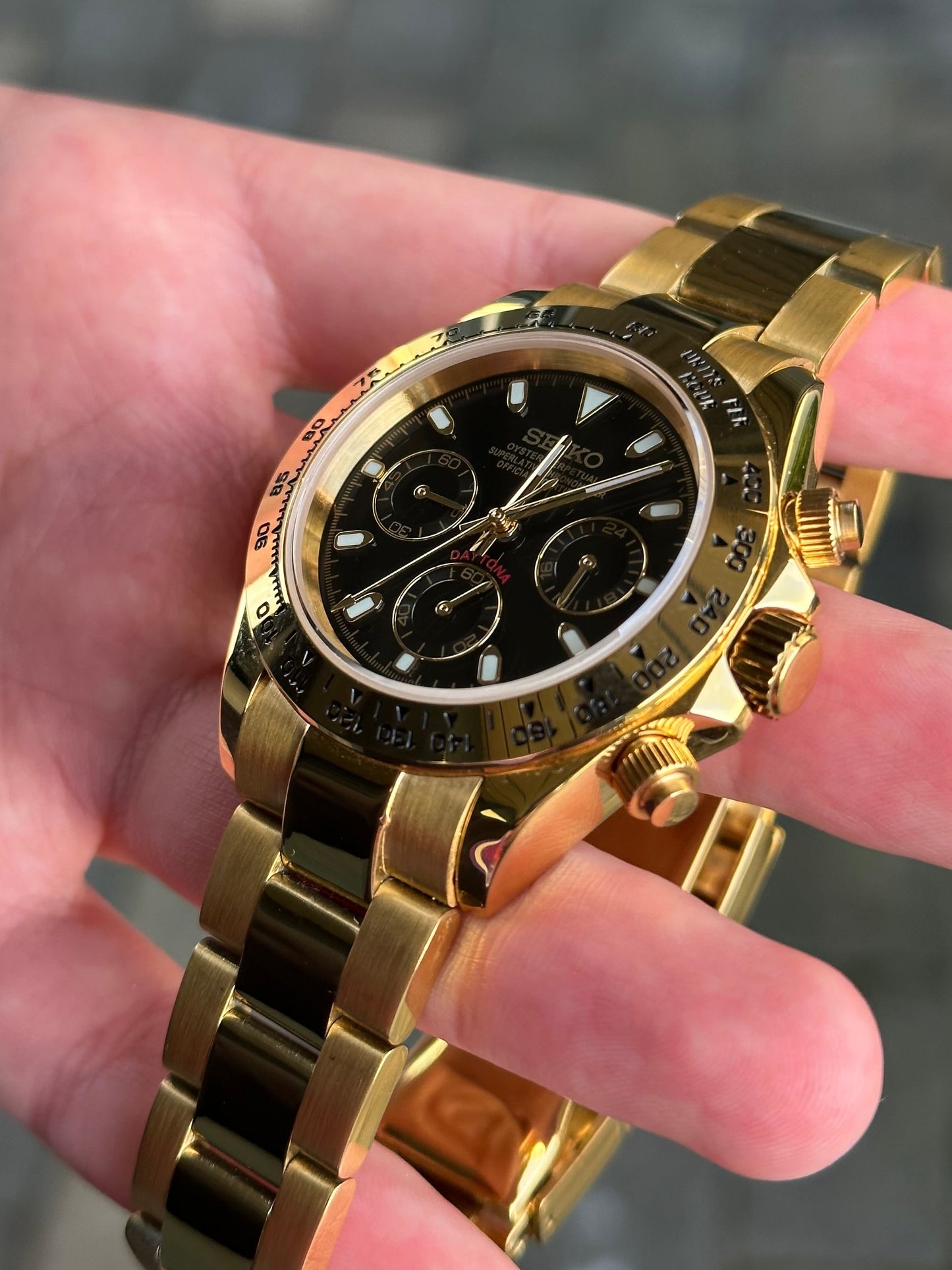 Gold ’Black Dial’ Daytona Mod