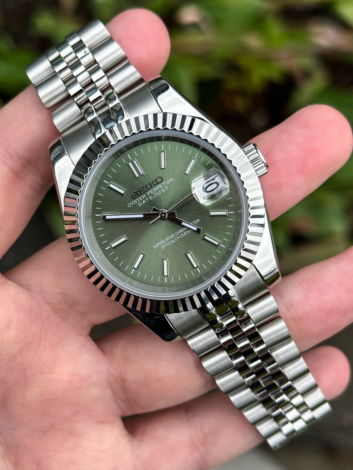 ’Olive Dial’ Datejust Mod