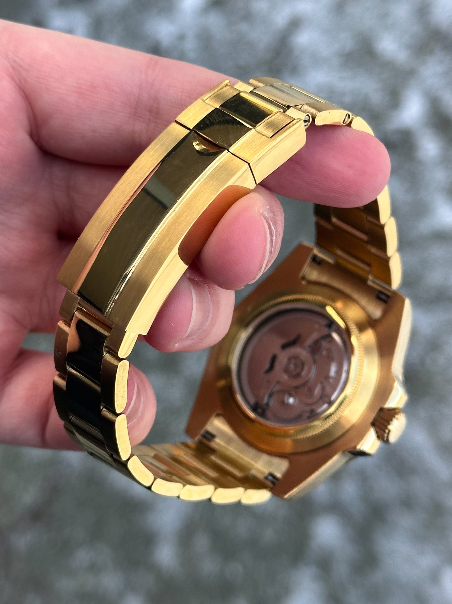 Gold "Black Dial" Submariner Mod