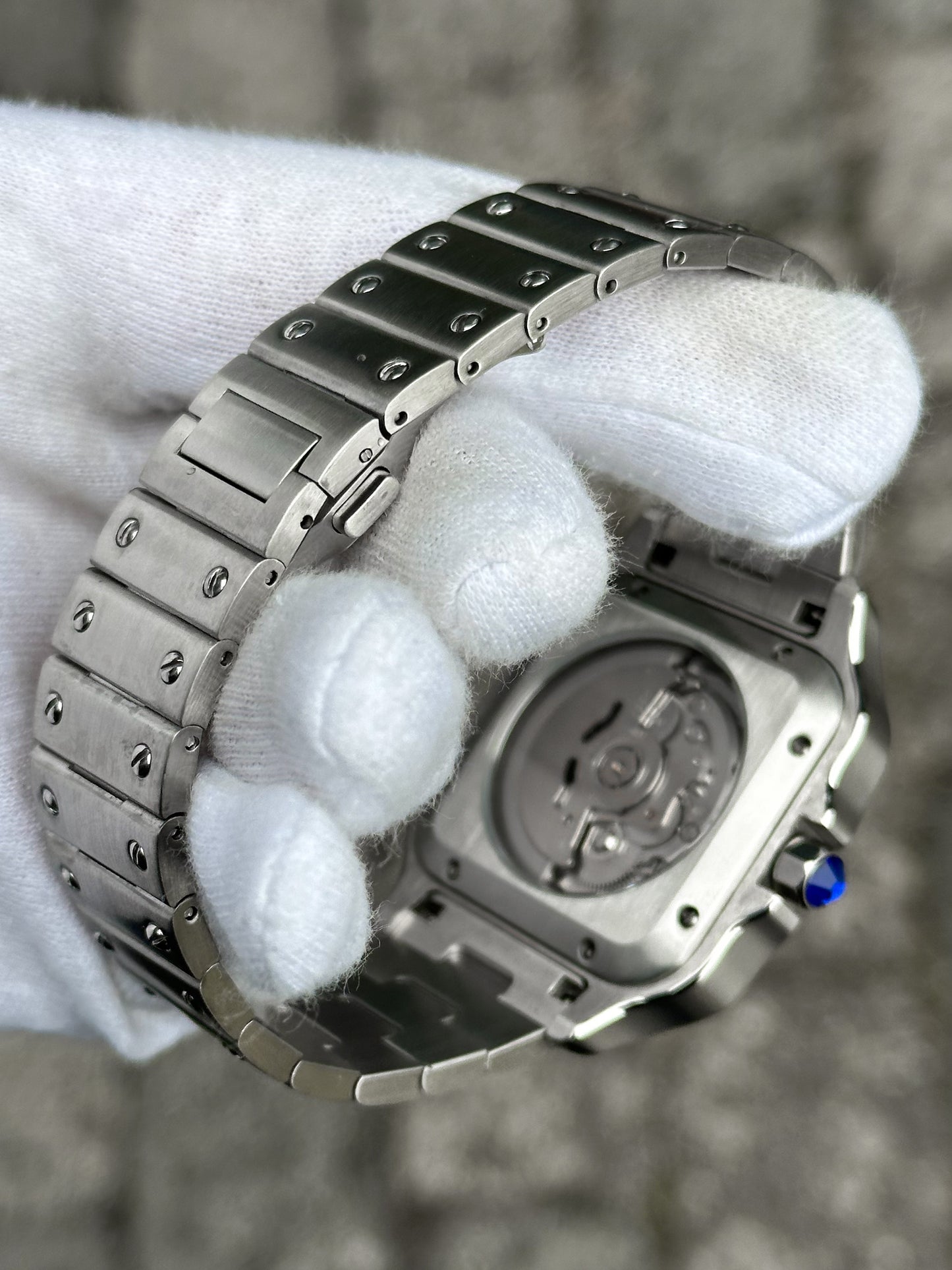 "White Dial" Santos Mod
