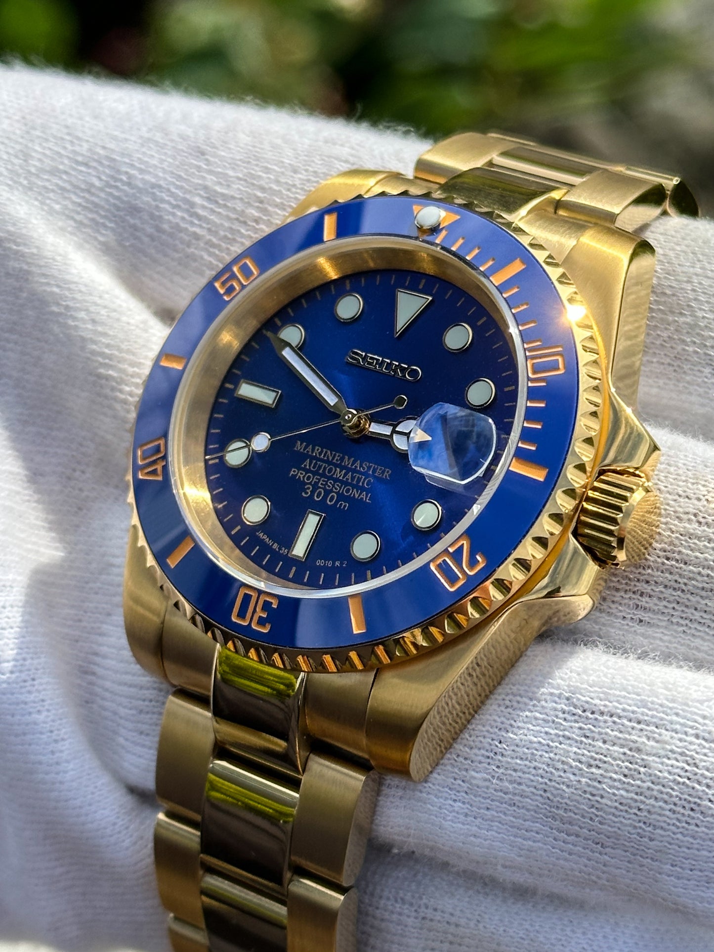 Gold "Blue Dial" Submariner Mod