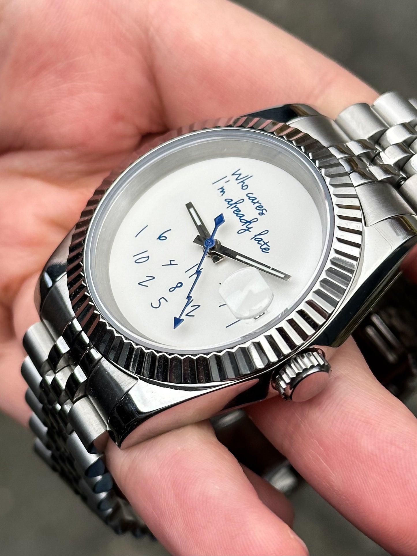 "Who Cares" Datejust Mod