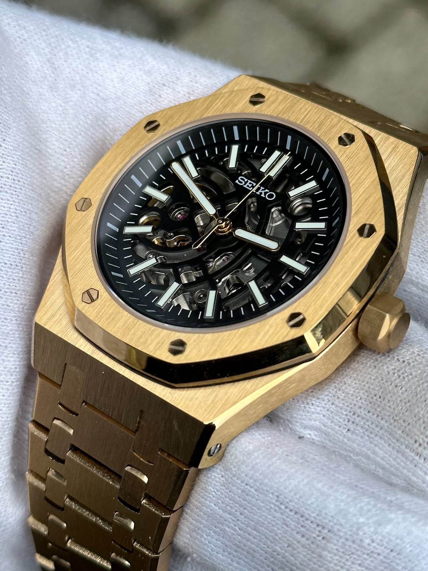 Gold ’Skeleton’ Royal Oak Mod