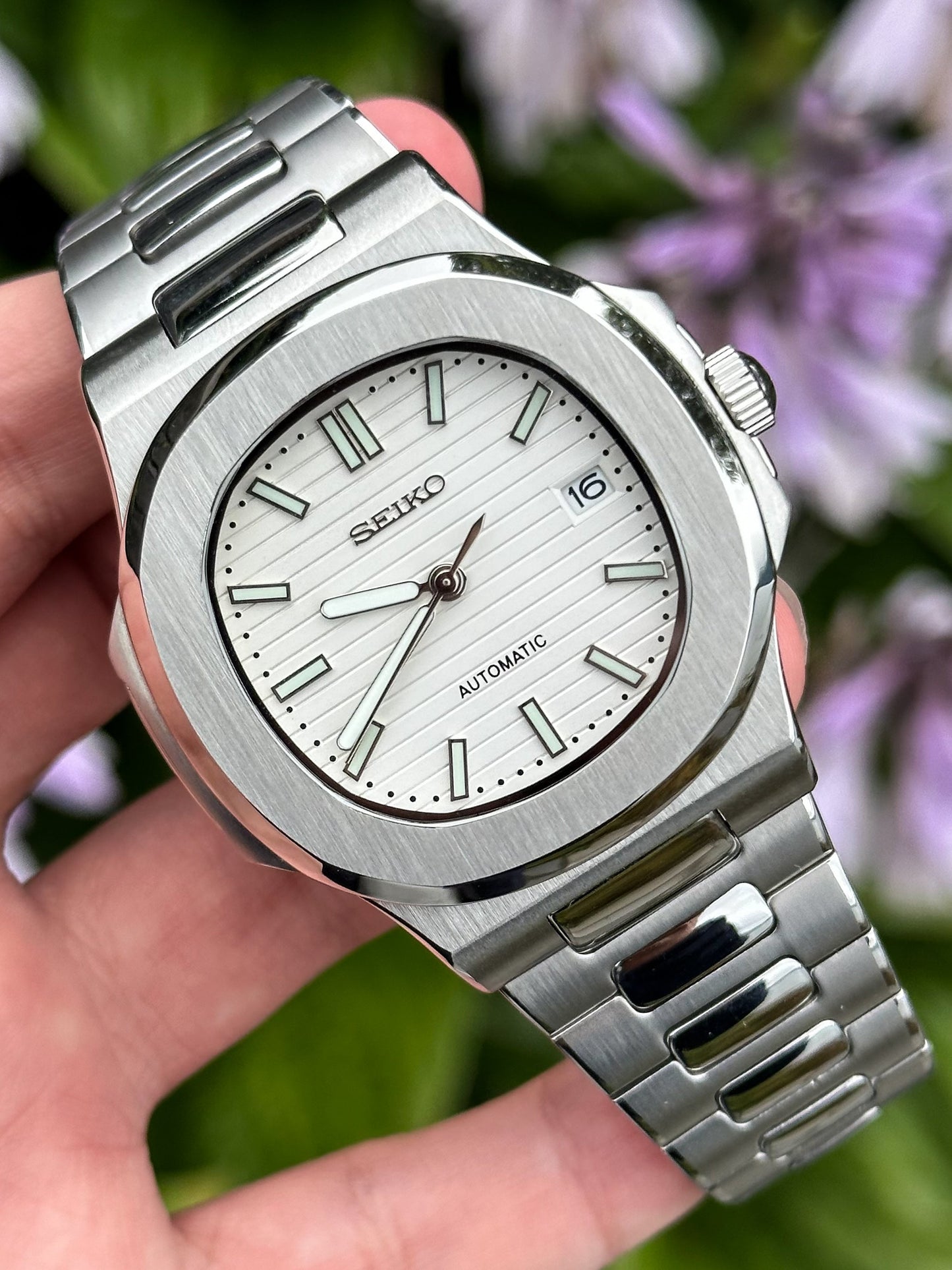 ’White Dial’ Nautilus Mod