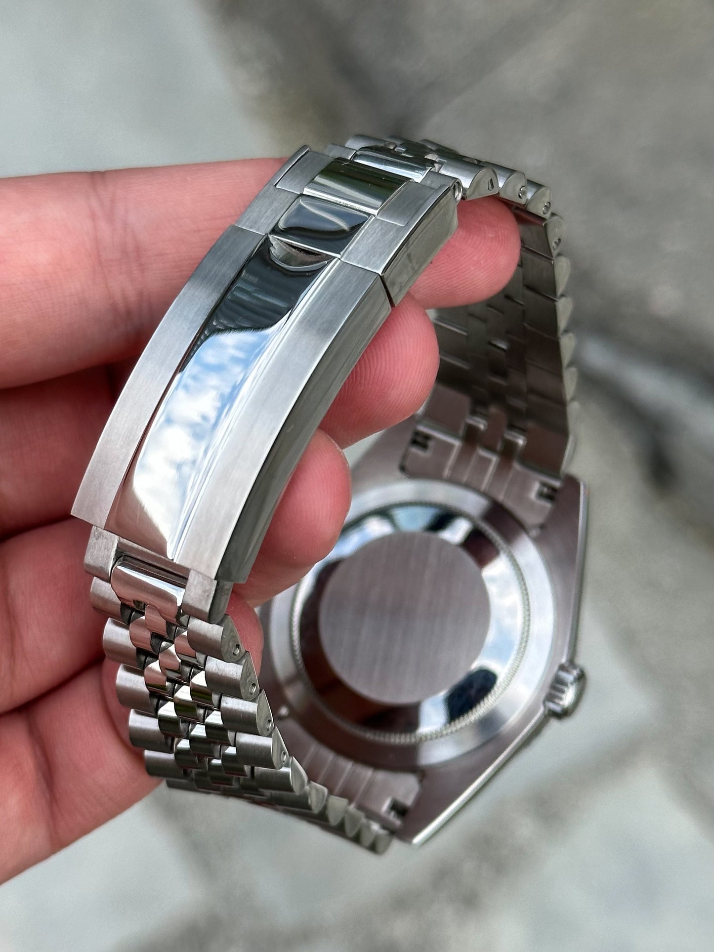 ’Silver Arabic’ Datejust Mod