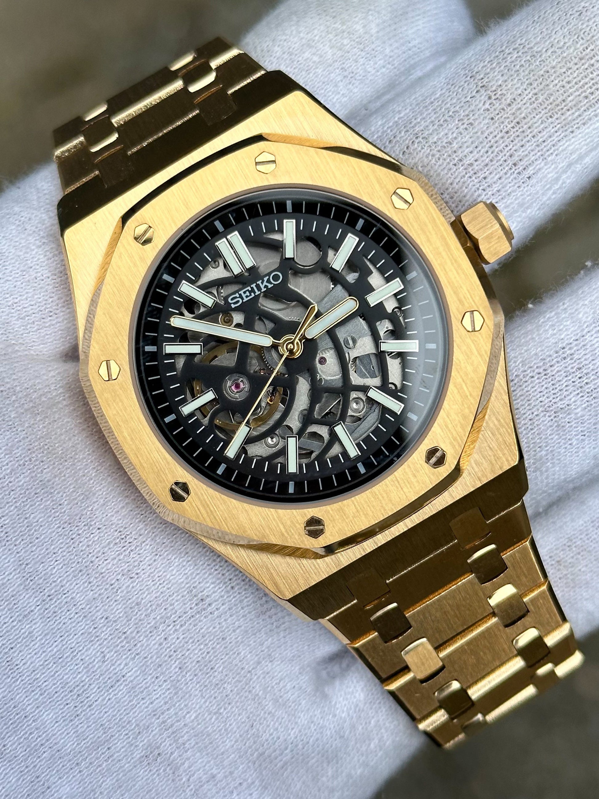 Gold ’Skeleton’ Royal Oak Mod
