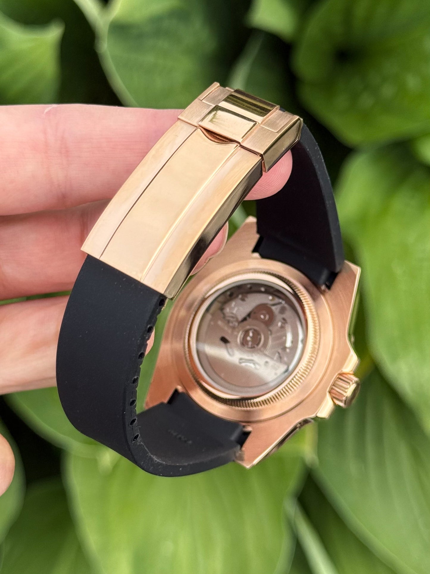 Rosegold Yacht-Master ’Rubber’ Mod