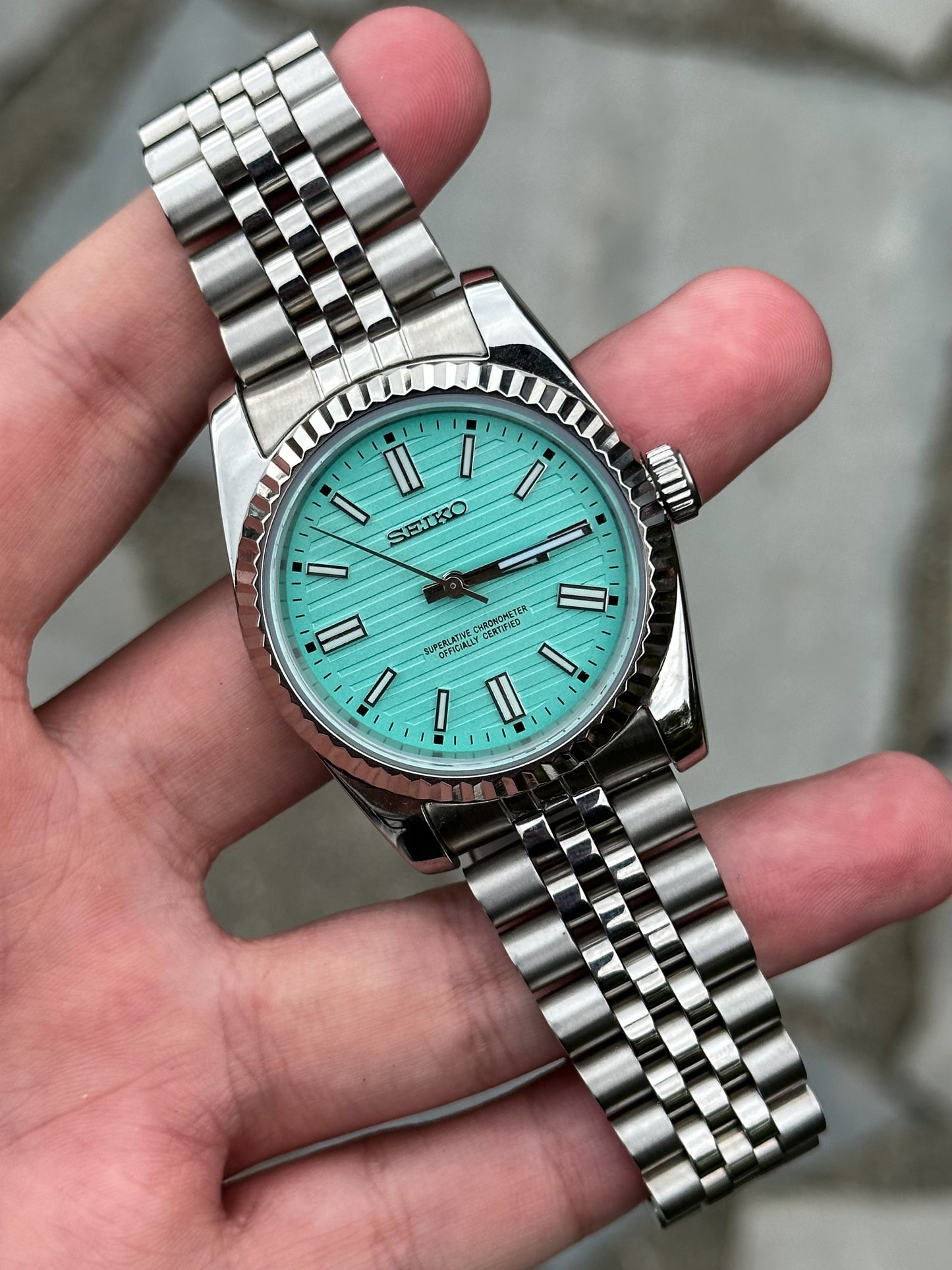 "Turquoise" Datejust Mod