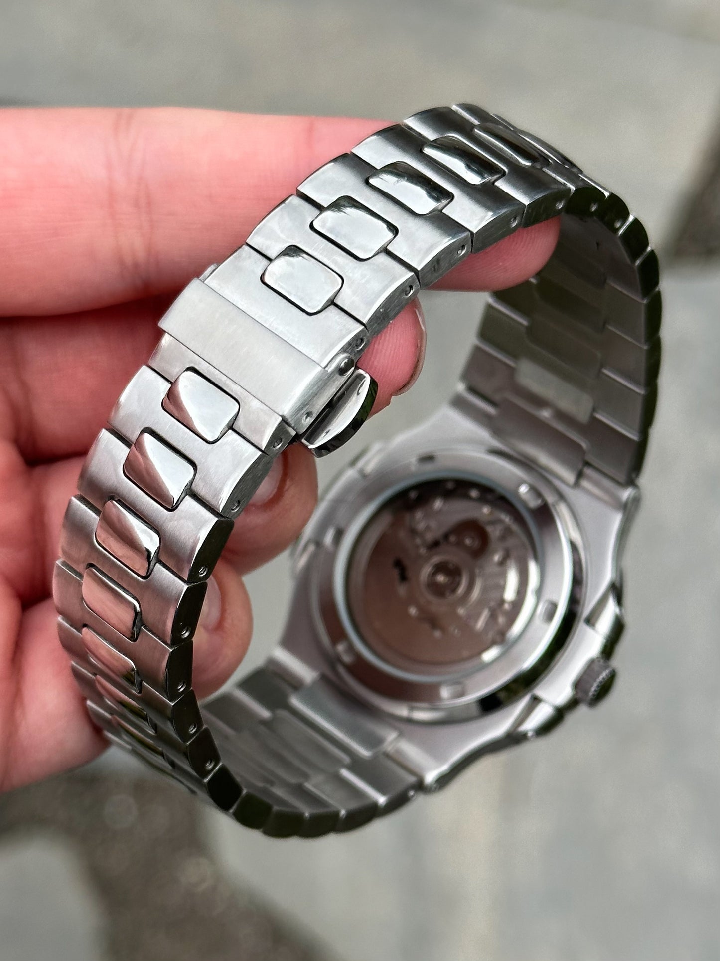 "White Dial" Nautilus Mod
