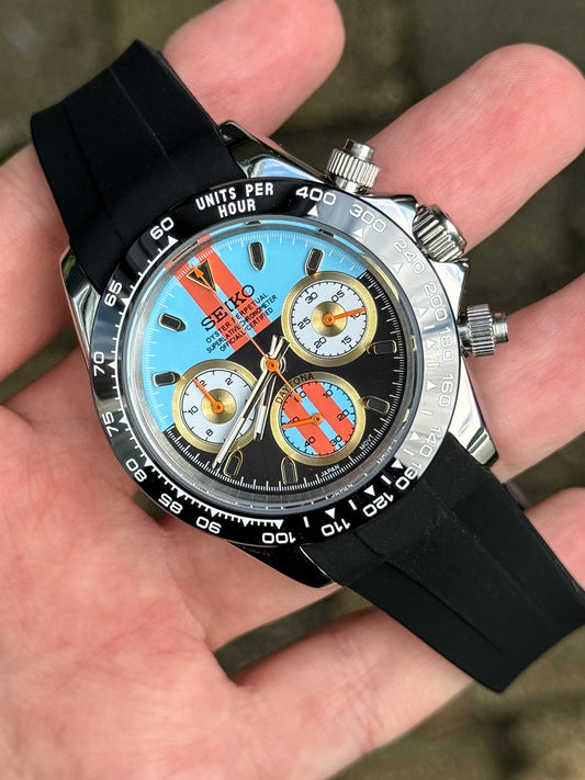 (På lager) ’Blue/Orange Racing’ Daytona Mod