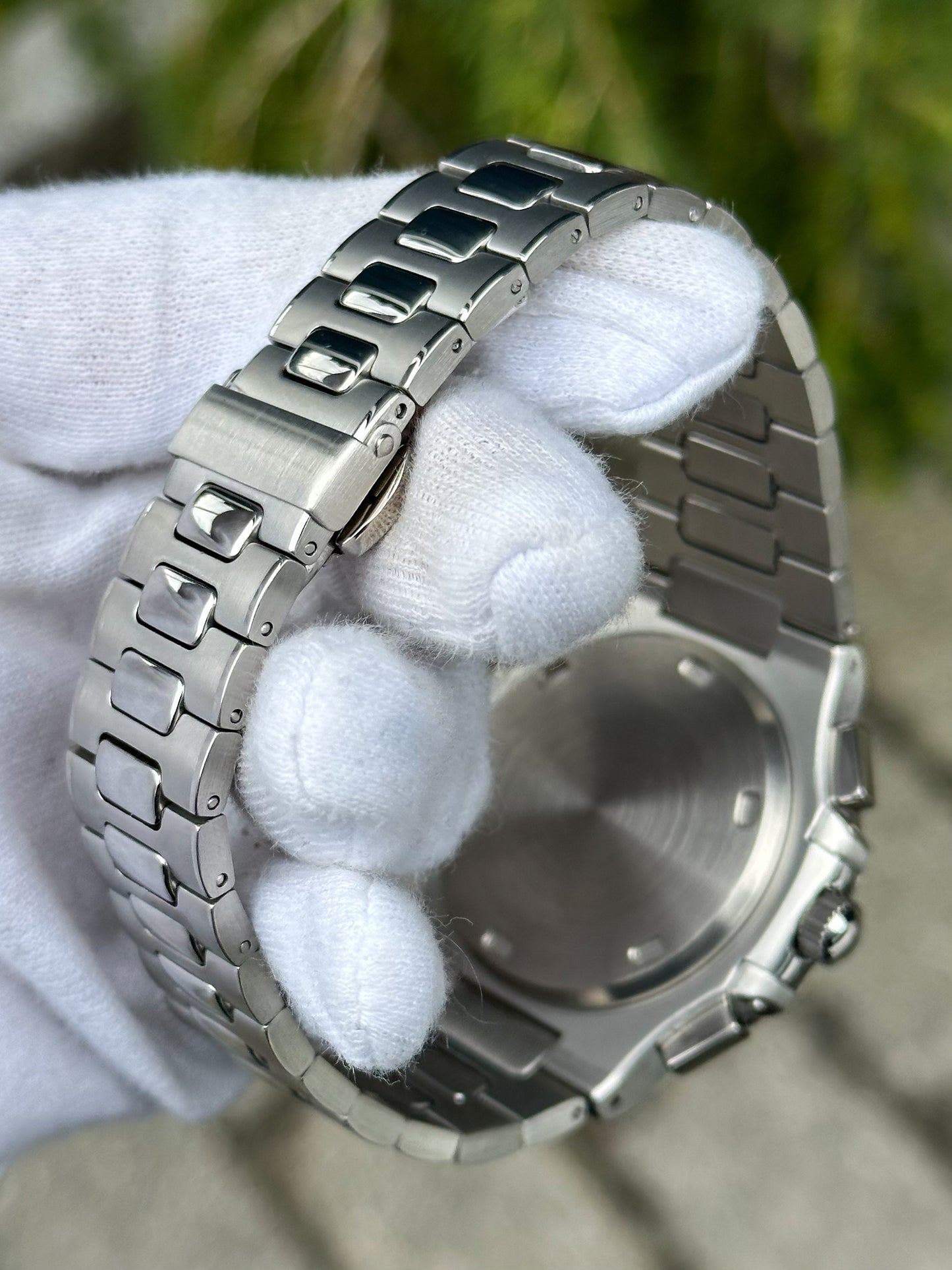 Nautilus "White Dial" Chronograph Mod