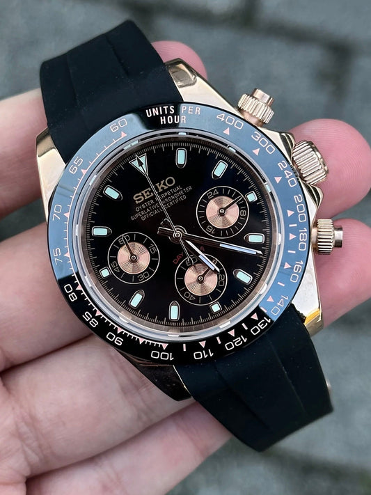 Rosegold ’Black Dial’ Daytona Mod