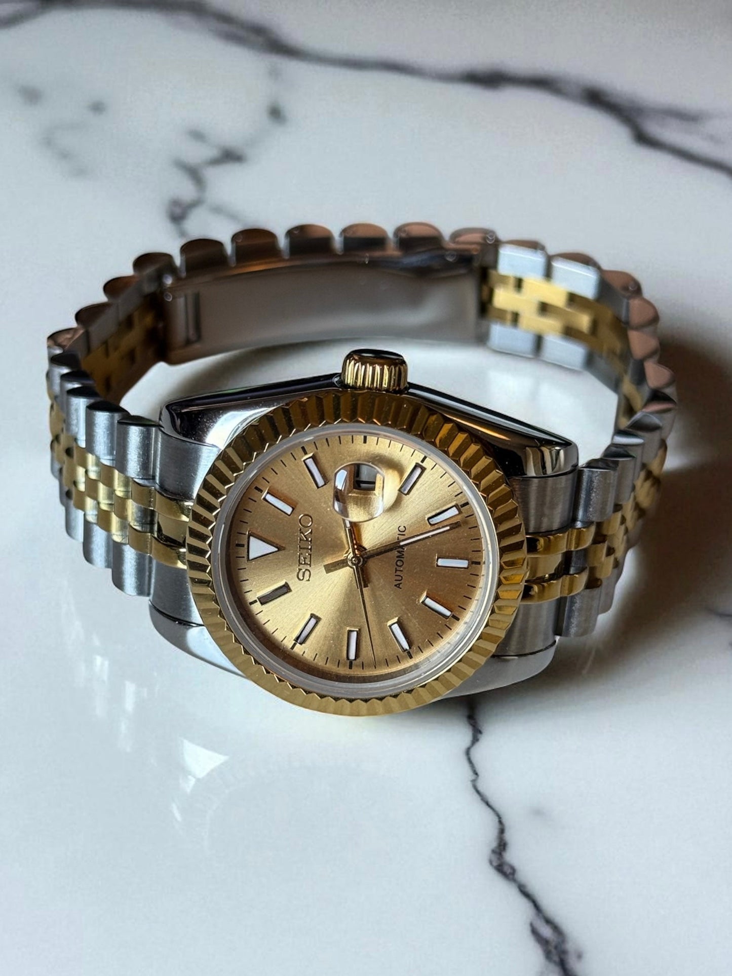 (På lager) Two Tone ’Champagne Dial’ Datejust Ladies 31mm Mod