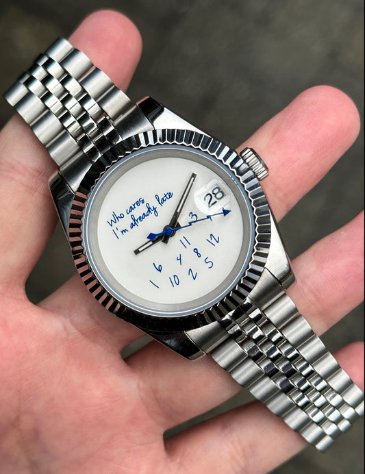 "Who Cares" Datejust Mod