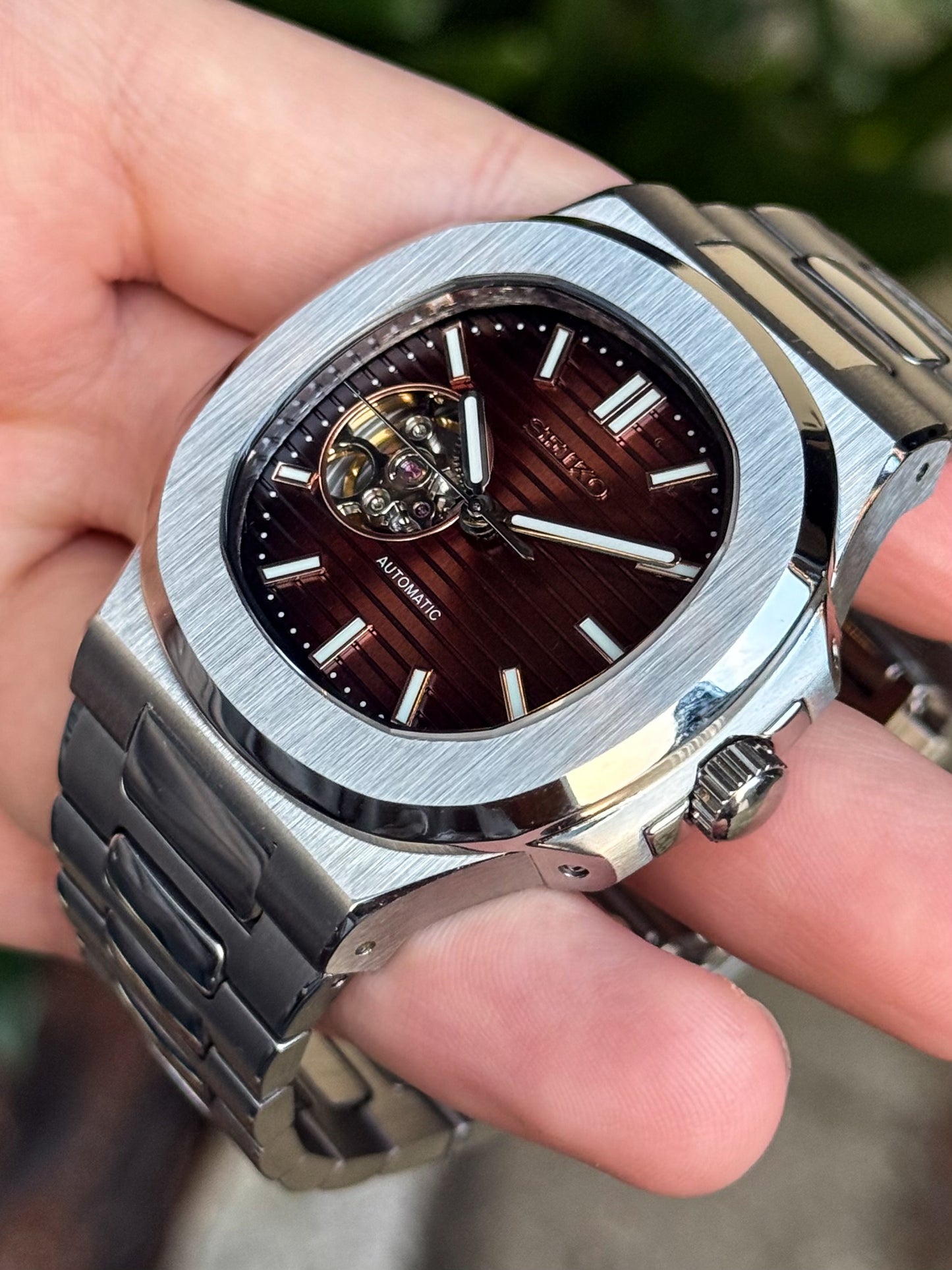 (På lager) "Open Heart Choco" Nautilus Mod