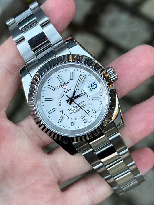 "White Dial" Sky Dweller Mod