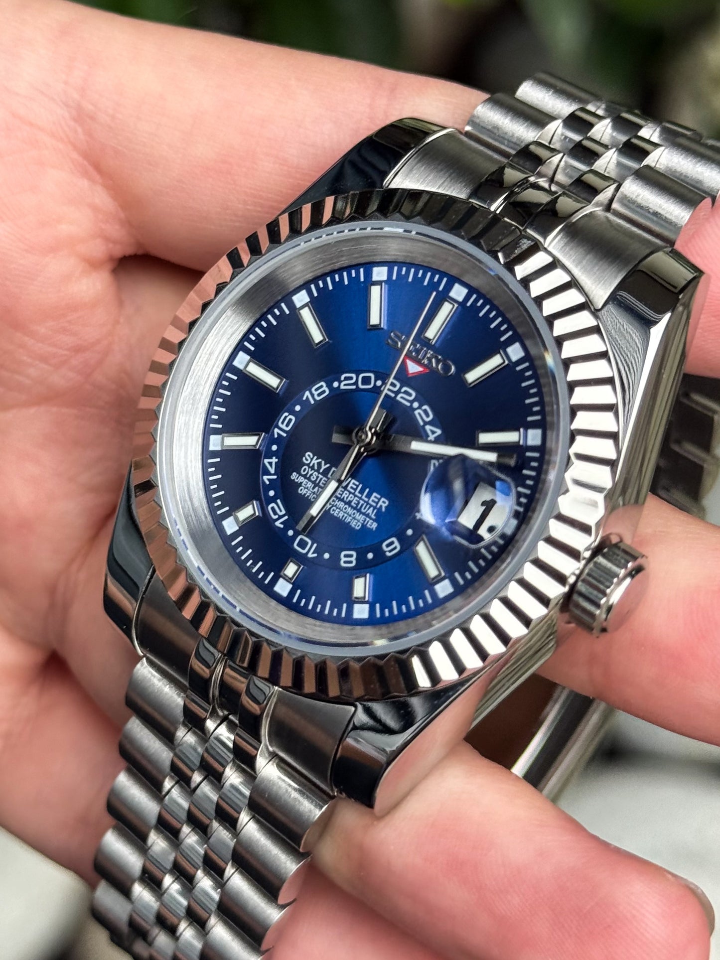 "Blue Dial" Sky Dweller Mod