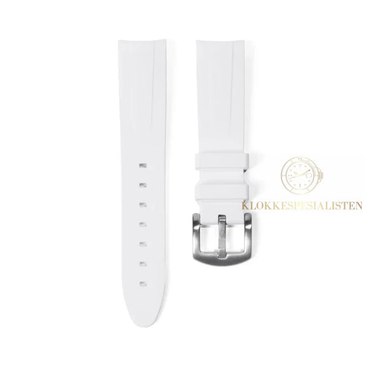 20mm Hvit Curved Gummireim