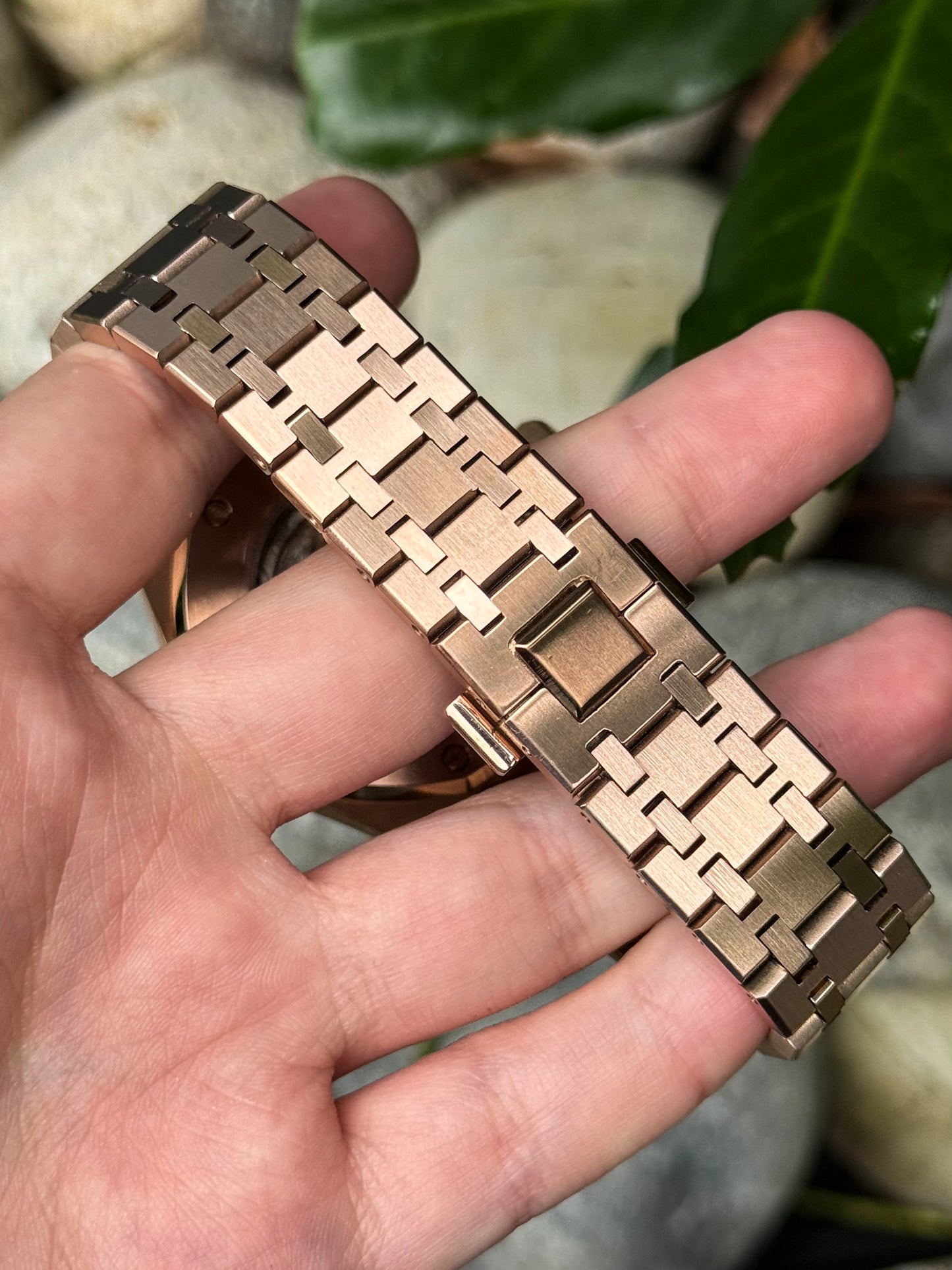 Rosegold "Blue Dial" Royal Oak Mod