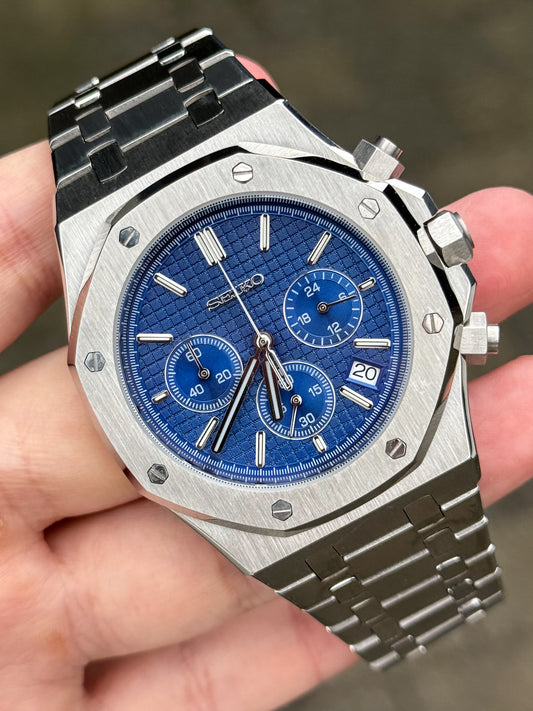 "Blue Dial" Royal Oak Chronograph Mod