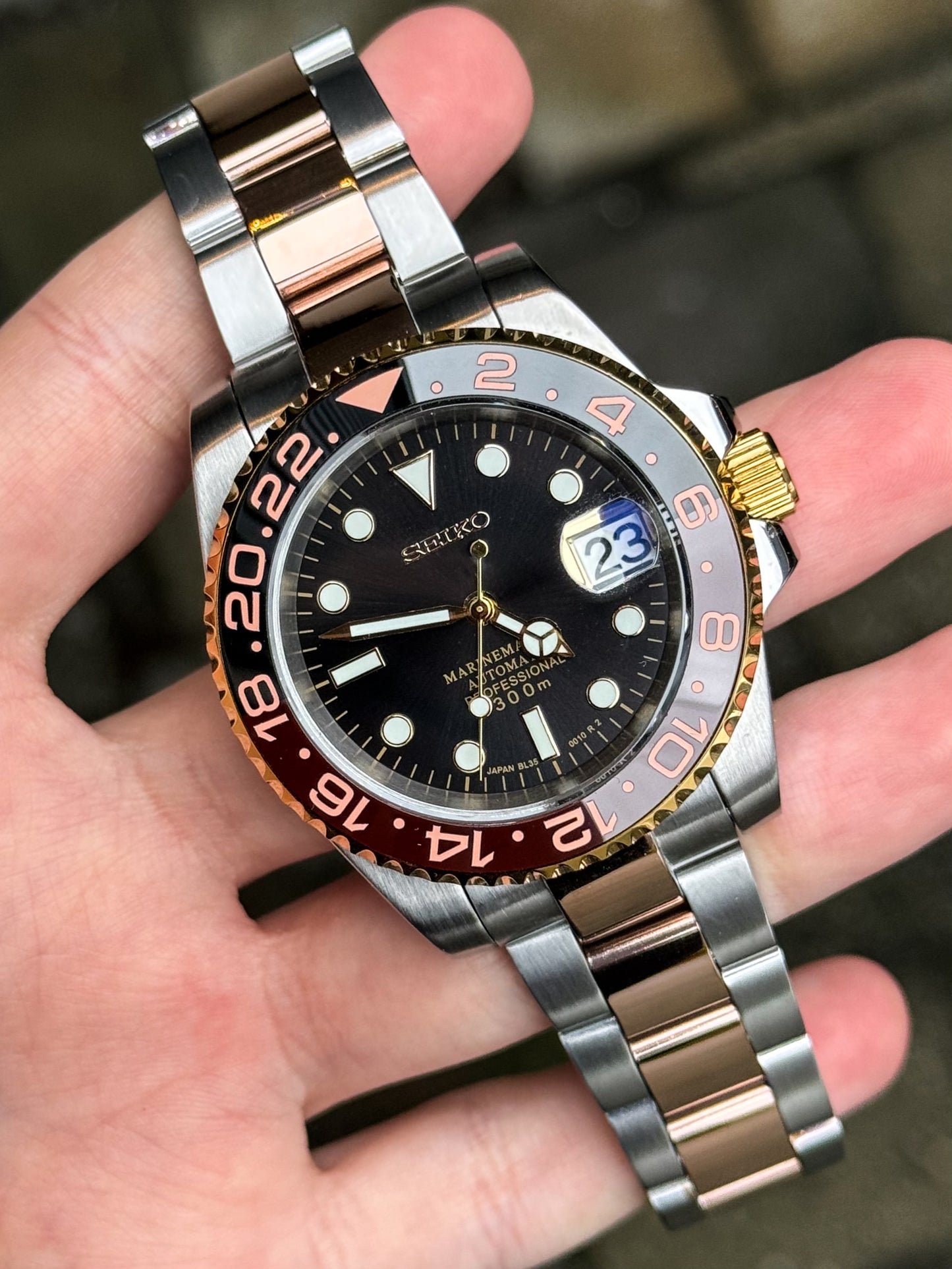 (På lager) "Root Beer" Two Tone Mod