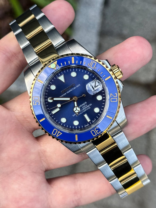 "Bluesy" Two Tone Submariner Mod