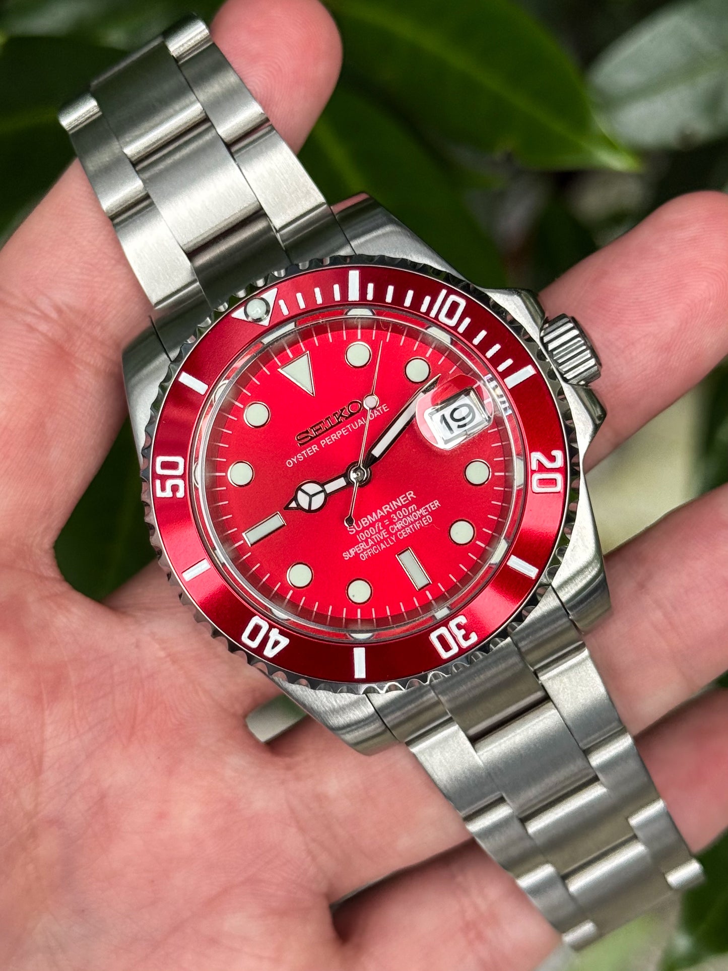 (På lager) "Ruby Red" Submariner Mod