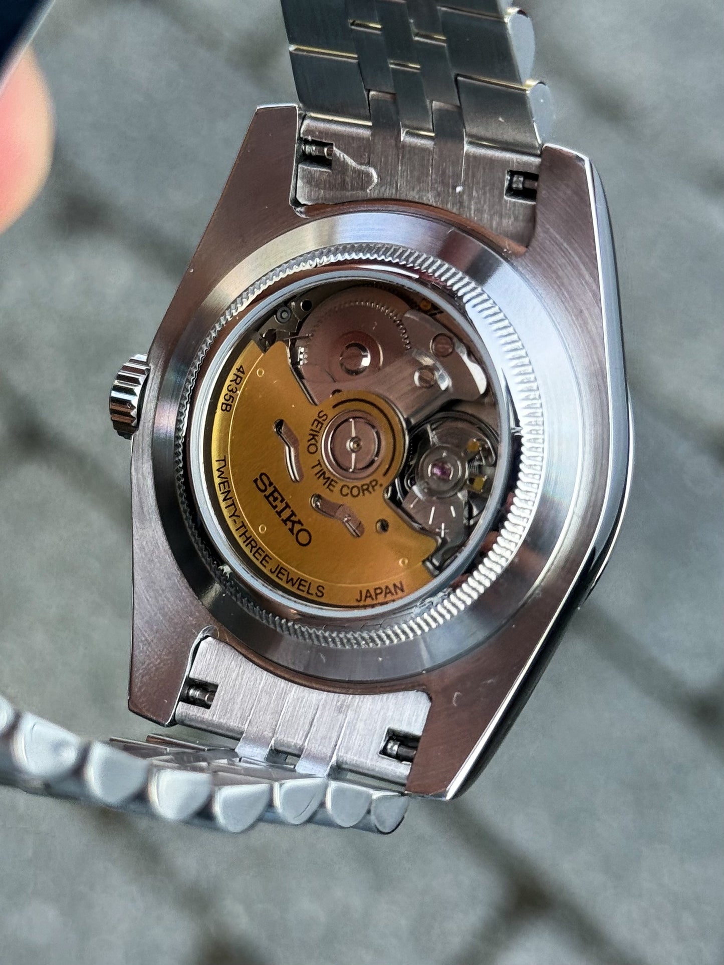 "Platinum Arabic" Datejust Mod