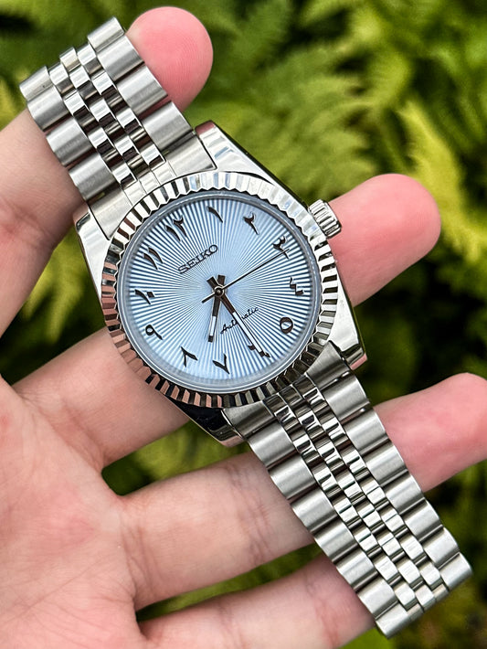 "Sky Blue" Arabic Datejust Mod