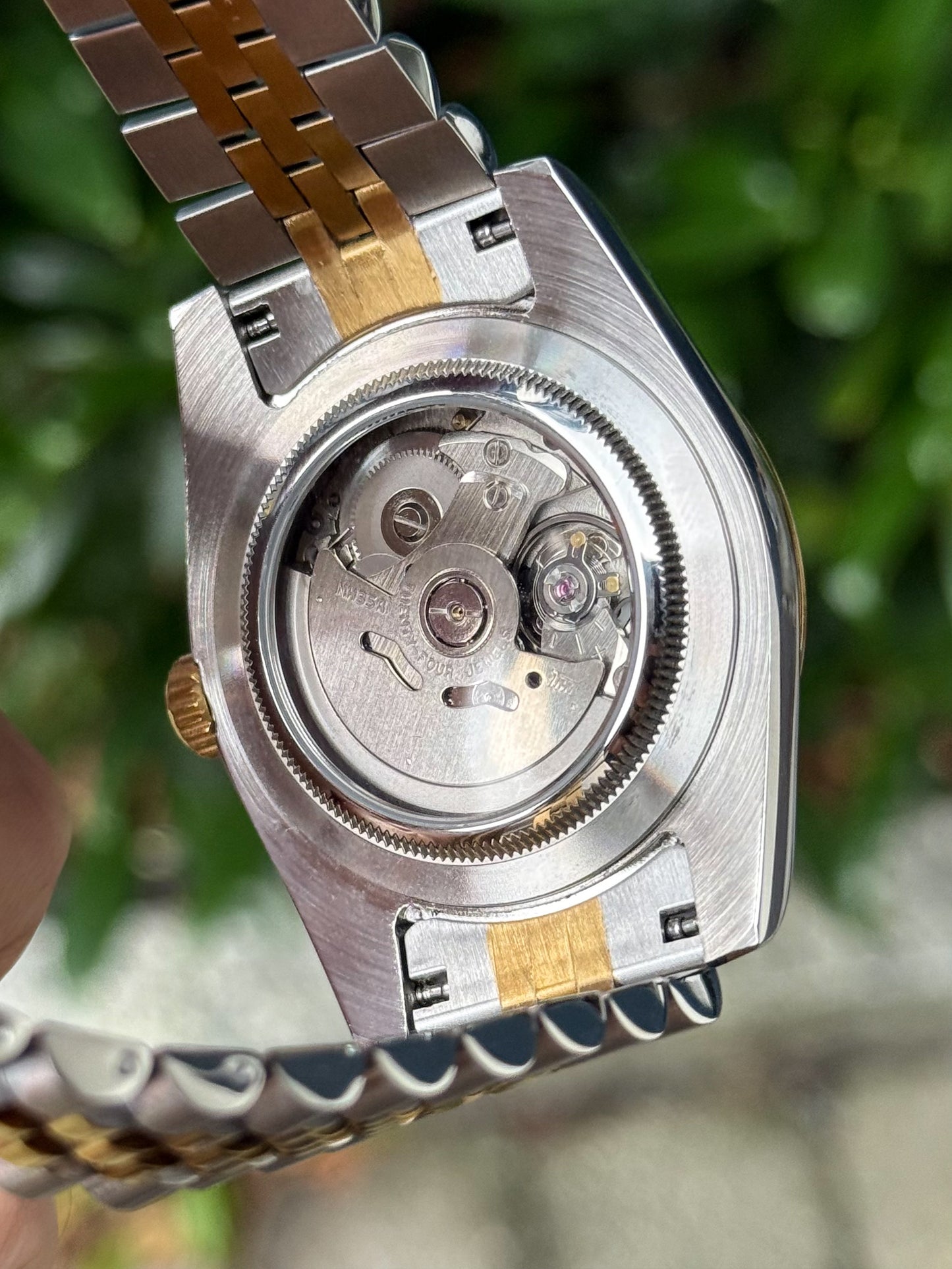 Two Tone "White Dial" Sky Dweller Mod