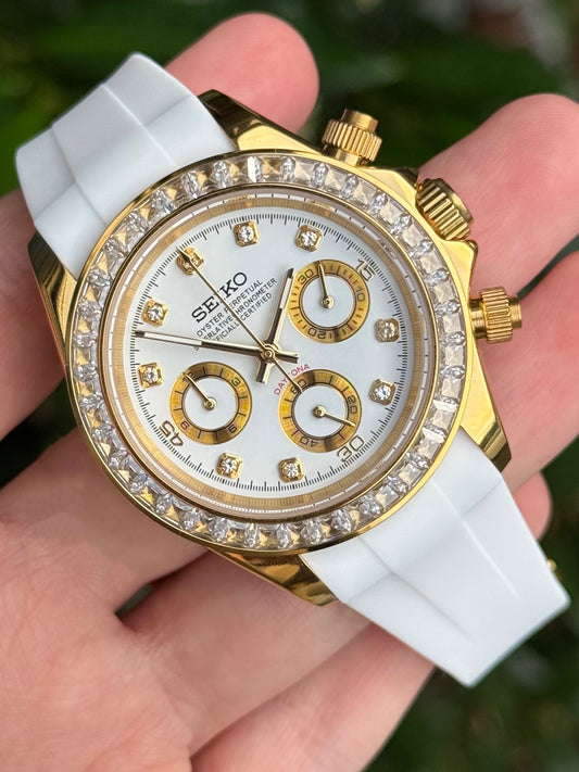 (På lager) "Full Diamond" Rubber Daytona Mod