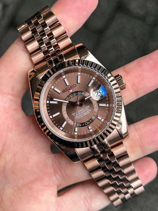 Rosegold "Choco" Sky Dweller Mod