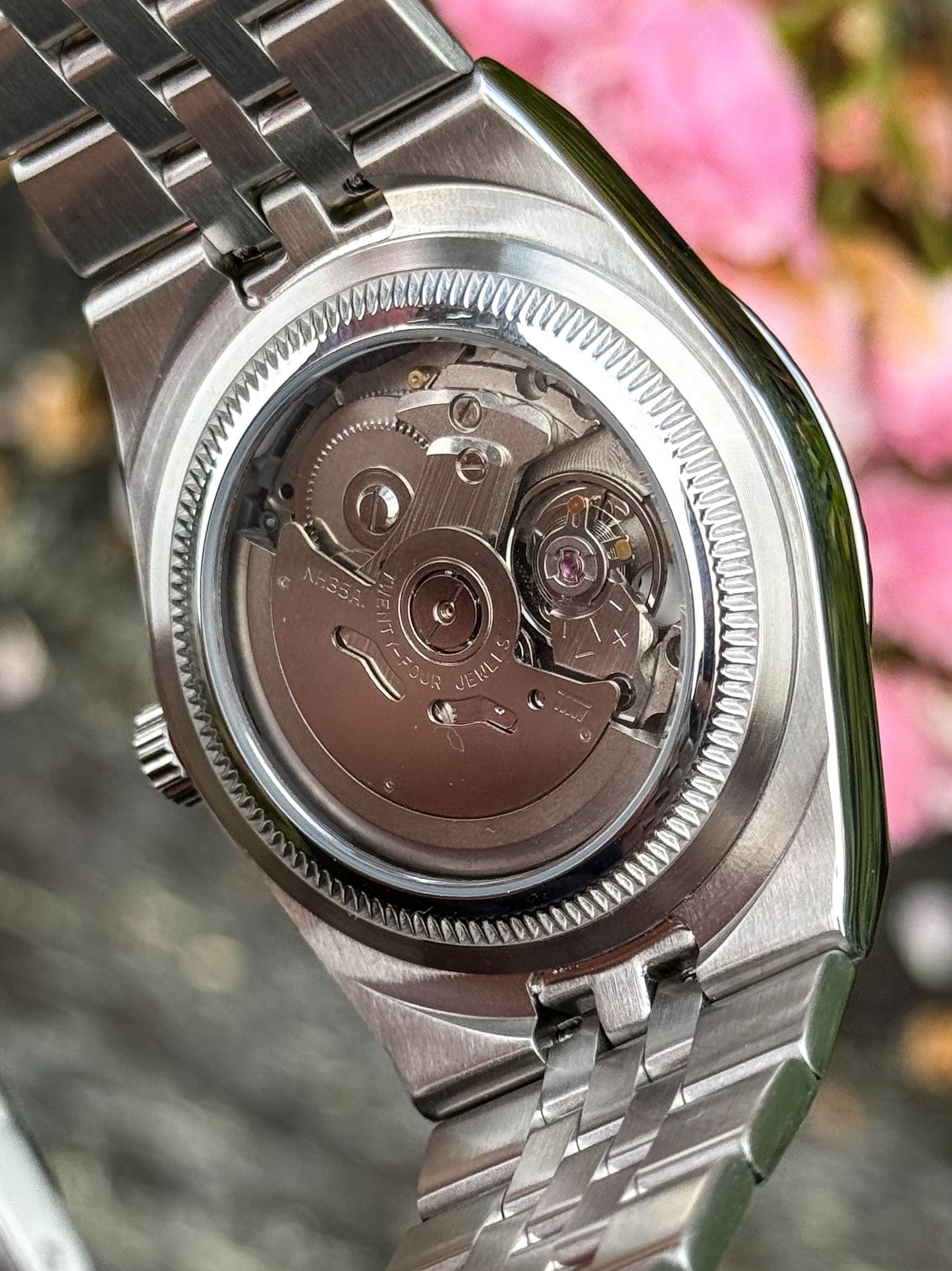 (På lager) "Black Dial" Land-Dweller Mod