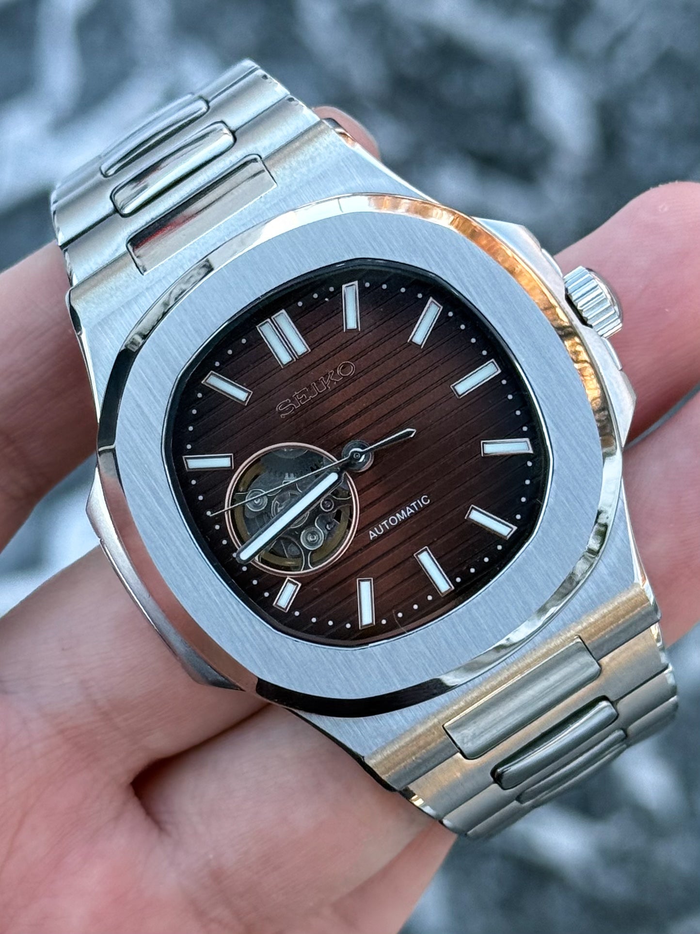 (På lager) "Open Heart Choco" Nautilus Mod