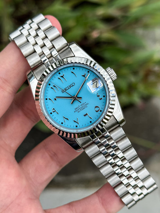 "Turquoise Arabic" Datejust Mod