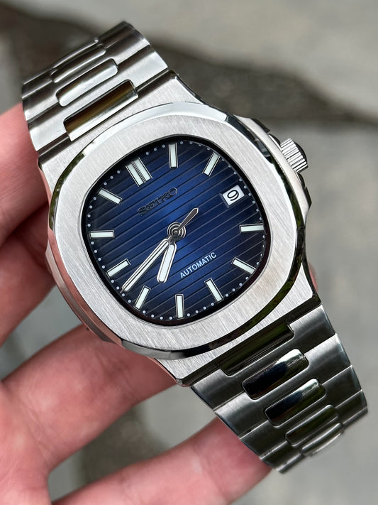 "Blue Dial" Nautilus Mod