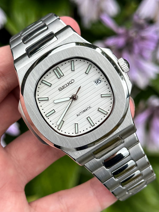 "White Dial" Nautilus Mod