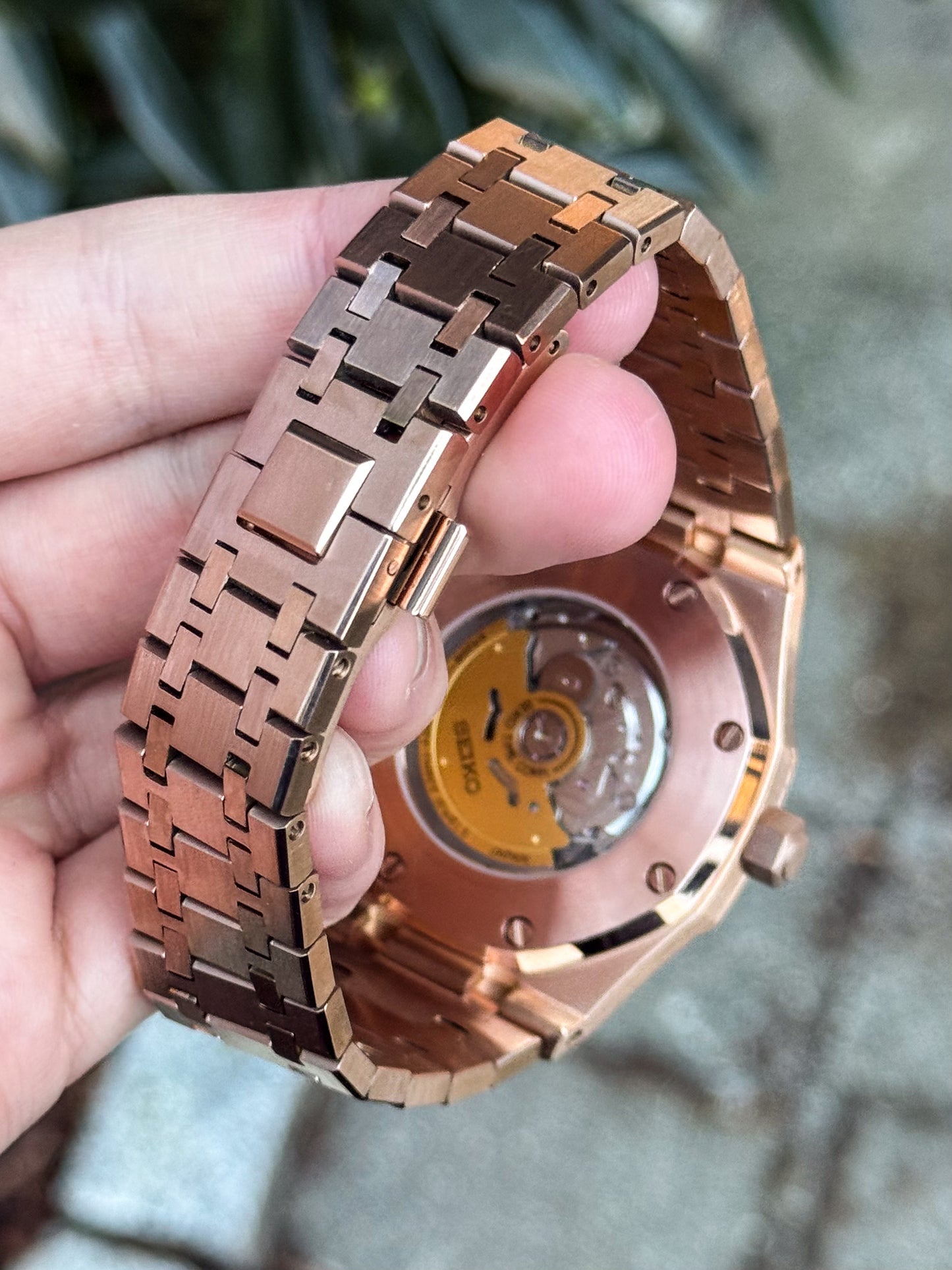 Rosegold "Black Dial" Royal Oak Mod