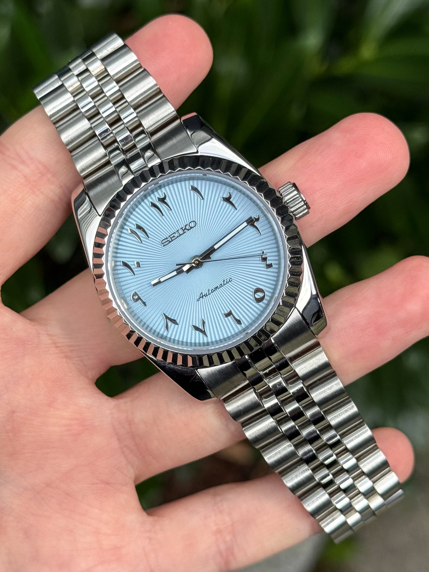 "Sky Blue" Arabic Datejust Mod