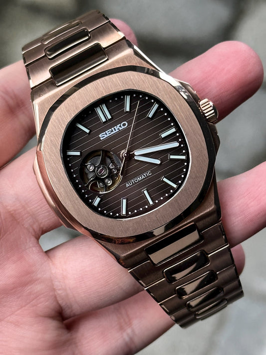 Rosegold "Open Heart" Nautilus Mod