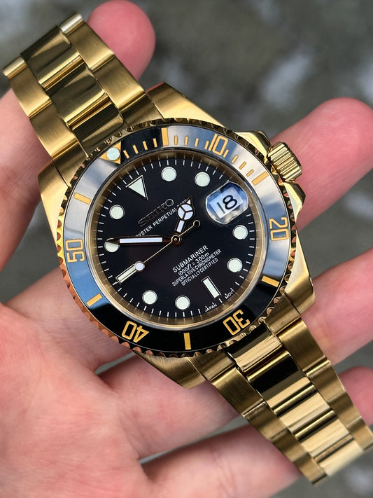 Gold "Black Dial" Submariner Mod