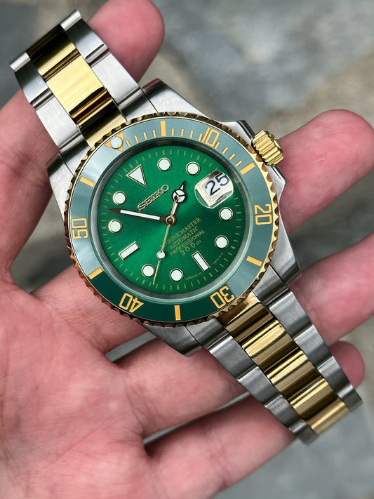 "Green &amp; Gold" Submariner Mod