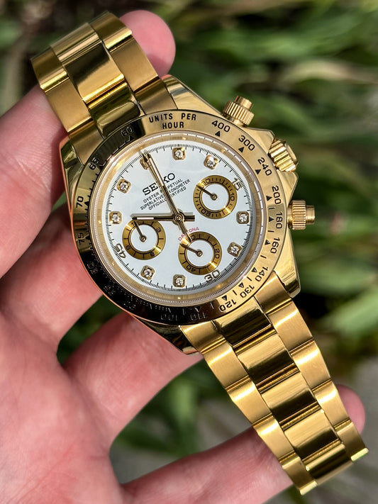 Gold "Diamond Dial" Daytona Mod