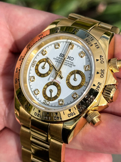 Gold "Diamond Dial" Daytona Mod